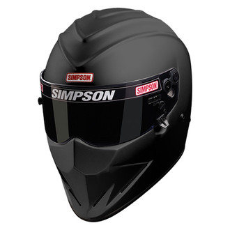 Simpson® - Diamondback Flat Black L Racing Helmet