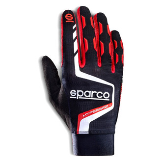 Sparco® - Hypergrip+ Series Black/Red 11 Gaming Gloves