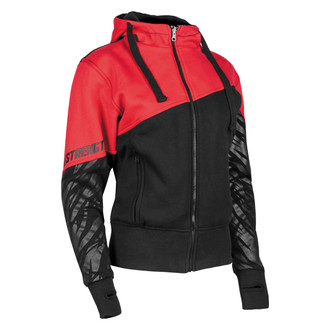 Speed and Strength® 1106-1403-0951 - Cat Out'a Hell 2.0™ Women's Armored Hoody (X-Small, Red/Black)