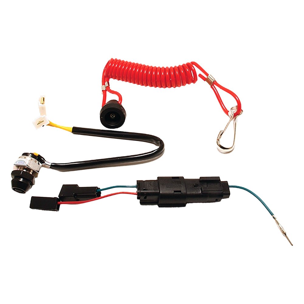 SPI Tether Stop Switch 01-111-20 Universal Safety Tether Kill Switch For  ATV & Snowmobile | Fits Ski-Doo, Arctic Cat, Polaris & More | SPI Part  01-111-20 Boat Kill Switch Lanyard