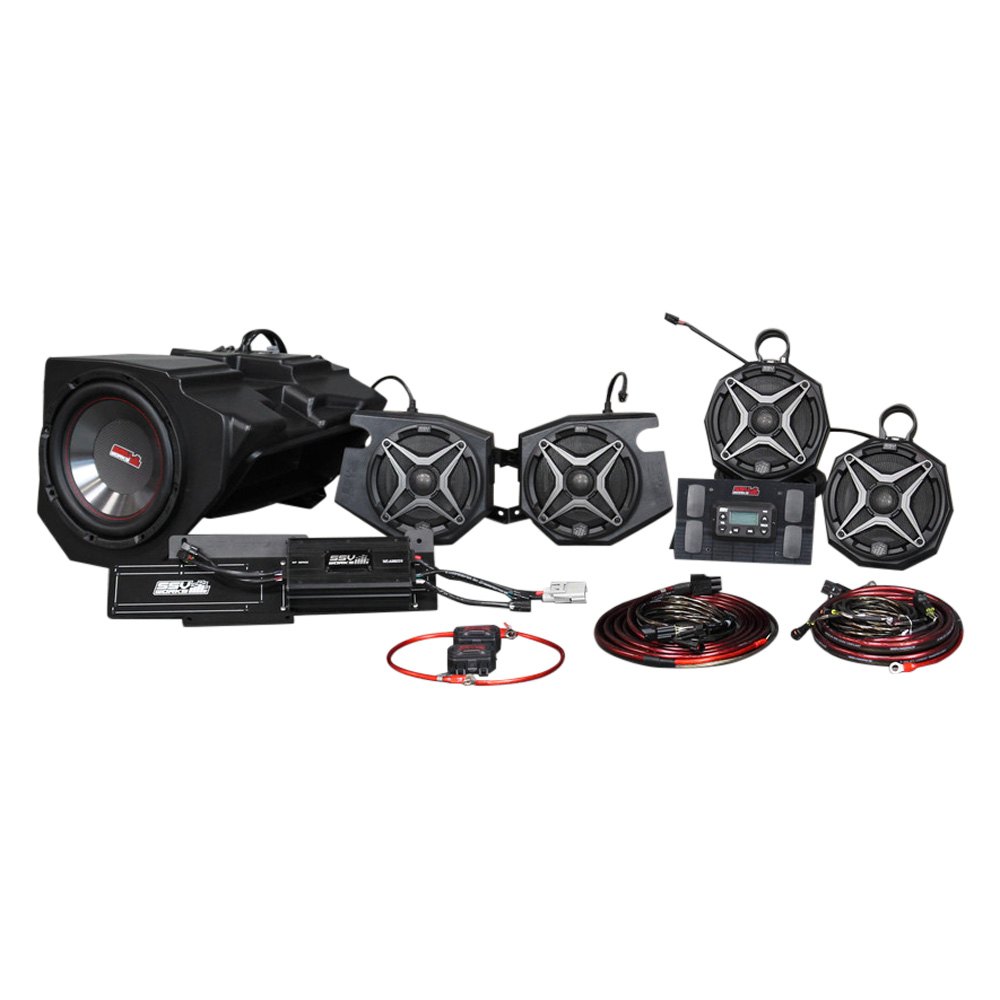 SSV Works® RZ4-5A - Plug-And-Play Complete 5 Speaker Kit 