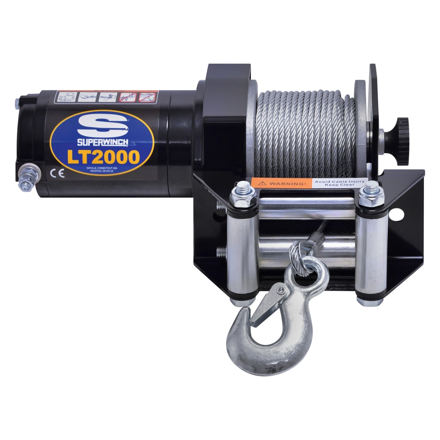 Superwinch® 1120210 ATV LT Series 2,000 lbs Electric Winch with Wire