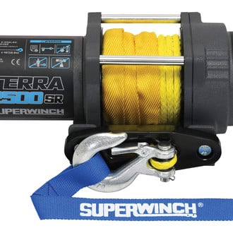Superwinch® - ATV/UTV Terra 2,500 lbs Electric Winch with Synthetic Rope