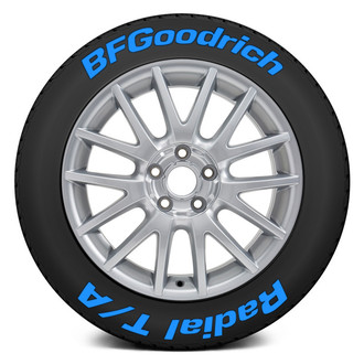Tire Stickers® - "BF Goodrich Radial T/A" Tire Lettering Kit
