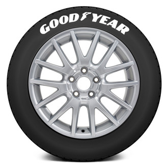 Tire Stickers® - White "Goodyear" Tire Lettering Kit