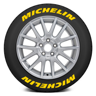 Tire Stickers® - Yellow "Michelin" Tire Lettering Kit
