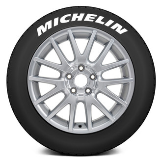 Tire Stickers® - White "Michelin" Tire Lettering Kit