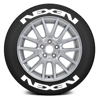 Tire Stickers® - White "Nexen" Tire Lettering Kit