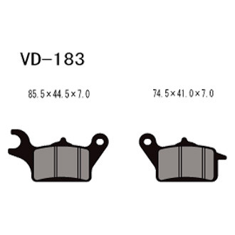 Vesrah® - Organic Semi-Metallic Brake Pads