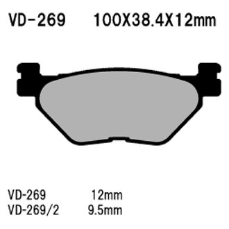 Vesrah® - Organic Semi-Metallic Brake Pads