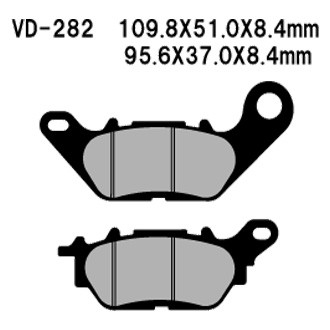 Vesrah® - Organic Semi-Metallic Brake Pads