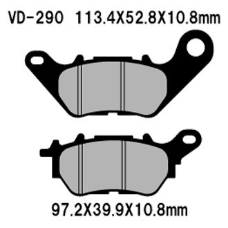 Vesrah® - Organic Semi-Metallic Brake Pads