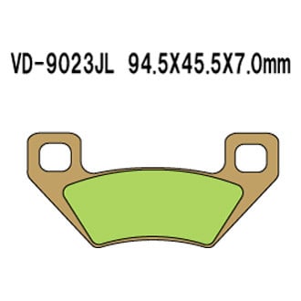 Vesrah® - Rear Sintered Metal Brake Pads