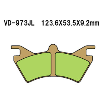 Vesrah® - Rear Sintered Metal Brake Pads