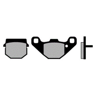 Vesrah® - Rear Organic Semi-Metallic Brake Pads