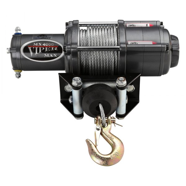 Viper Winches® MX4000 ATV/UTV Max 4,000 lbs Winch with 50' Steel Cable