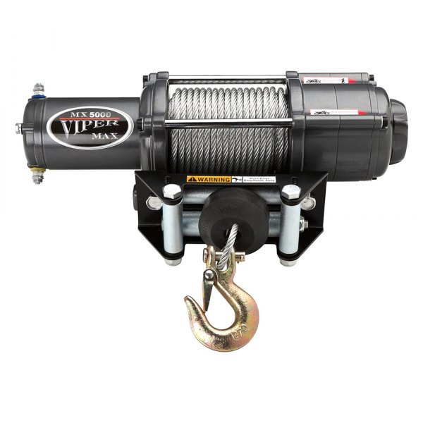 Viper Winches® Mx5000se Utv Max Wide Spool 5 000 Lbs Winch With 55 Steel Cable