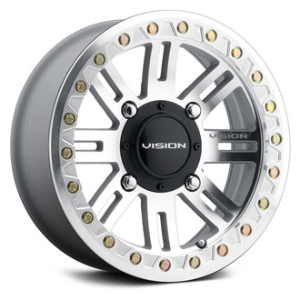 VISION® - 356BL Manx 2 Beadlock Rear ATV/UTV As-Cast Machined Face Machined Ring/Lip Wheel