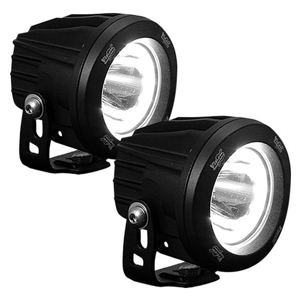 Vision X® - Optimus Series Halo 3.7" 2x10W Round Driving Beam LED Lights