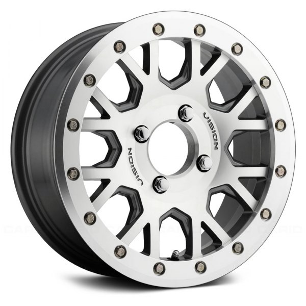 VISION® - Vision GV8BL INVADER BEADLOCK Gunmetal Wheels MP