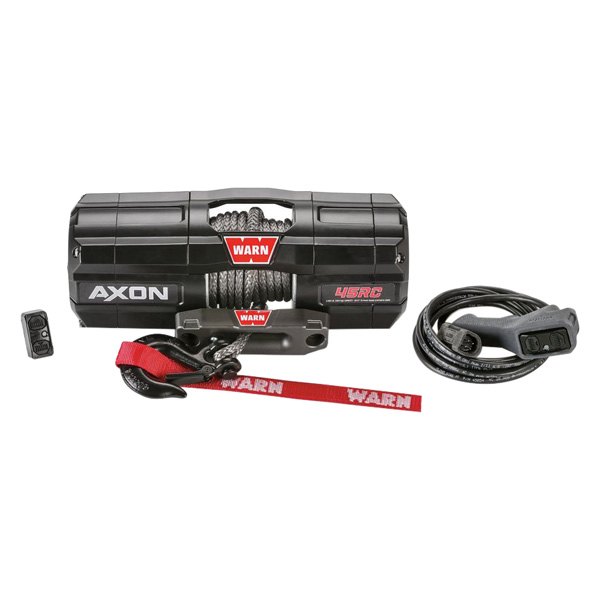 WARN® - AXON 45RC 4,500 lbs Winch with 27' Spydura Synthetic Rope