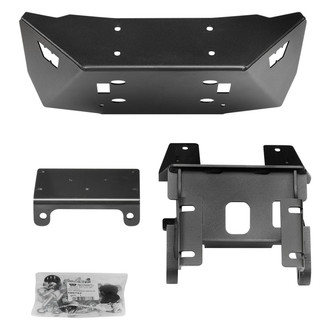 Warn® - ATV Black Powder Coated Front Bumper