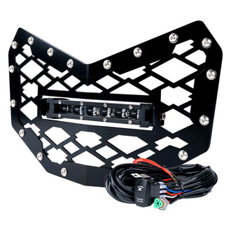 Xprite® - Laser Cut Main Black Mesh Grille