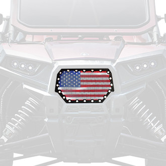 Xprite® - U.S. Flag Main Black Perforated Grille