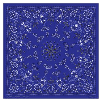 ZANheadgear® - Cotton Navy Paisley Bandanna