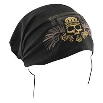 ZANheadgear® - Golden Skull Cotton Headwrap