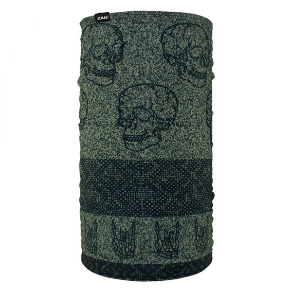 ZANheadgear® - Fleece Lined Motley Tube (Skull Fairisle)