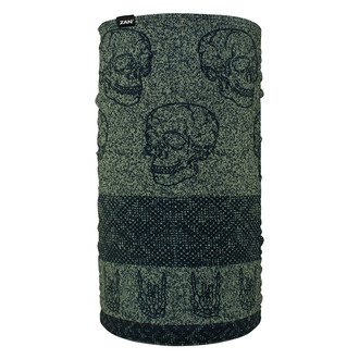 ZANheadgear® TF123 - Fleece Lined Motley Tube (Skull Fairisle)