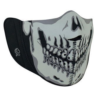 ZANheadgear® - Modi Detachable Gray Skull Half-Face Mask