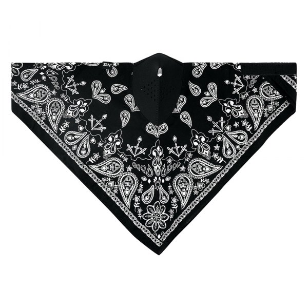 ZANheadgear® - Neodanna Half-Face Mask (Short, Black Paisley)