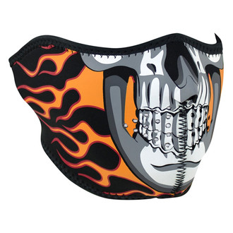 ZANheadgear® - Neoprene Burning Skull Half-Face Mask