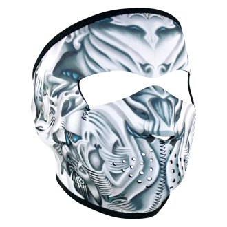 1/2 Masque Facial Néoprène ZANHEADGEAR Muerte Skull Moto - Quad