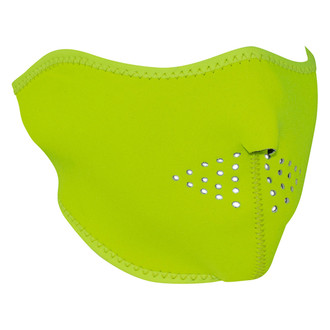 ZANheadgear® - Neoprene Hi-Viz Lime Half-Face Mask