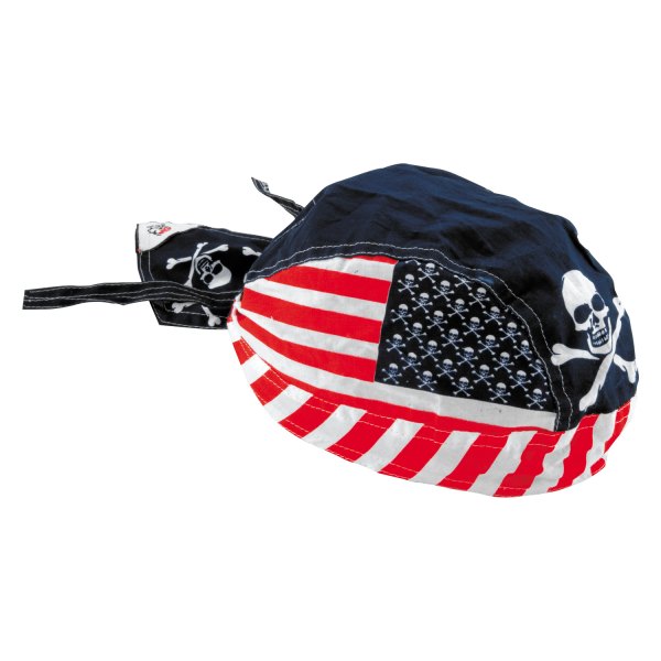 ZANheadgear® - Patriotic Skull Flydanna (Patriotic Skull)