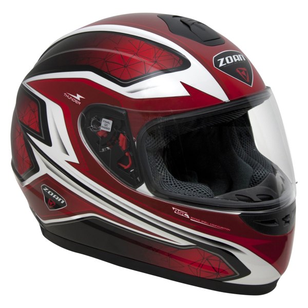 Zoan Helmets® - Thunder Electra Graphic Full Face Snow Helmet with Electric Lens Shield