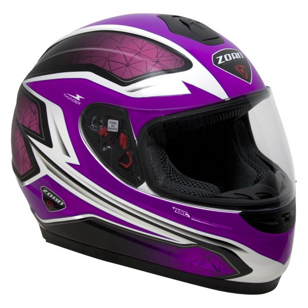 Zoan Helmets® - Thunder Electra Graphic Full Face Snow Helmet with Electric Lens Shield